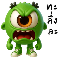 Big eye Monster (Big Sticker)