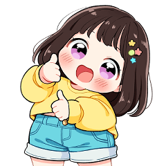 Moji Cute Girl (Big -Th)