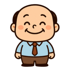 Funny Middle-aged Man Stickers Daily