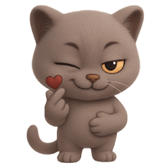 แมวน้ำตาล จอมกวน  (NO TEXT)