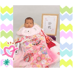 お宮参り前撮り、撮影8/29