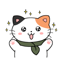 ふろしき猫スタンプ