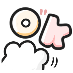 超可愛手寫大字♡