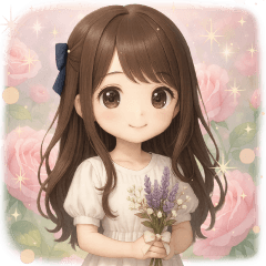 【สาวใสเรียบร้อยน่ารัก】แบบไม่มีข้อความ