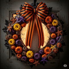 Halloween Welcome Wreath!