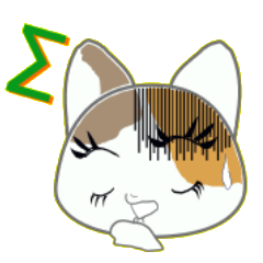 Effect stickers Be happy with cats