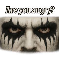 Metal face with daily talk