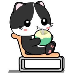 Baby Tuxedo Cat 4 : Eng