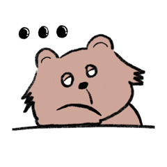 上班偷偷畫的熊