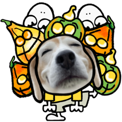 Moving Beagle Dog (Halloween)