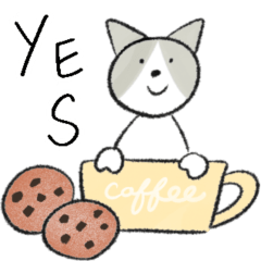 Cat and a bowl-cut girl