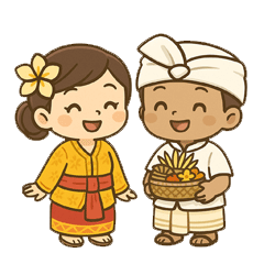 Sari & Nyoman/ Super Cute Stickers