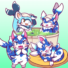 ナミカゼくんのスタンプ