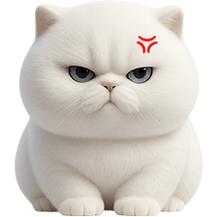 ❤️สำลี แมวขาวตัวตึง❤️(No Text)