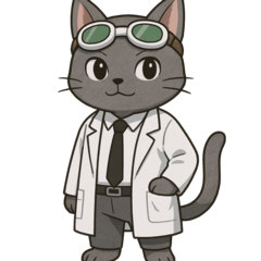 Researcher Cat's Daily Life Stickers