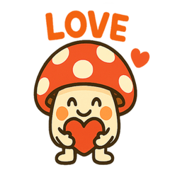 Mushroom Talk: Everyday Stickers