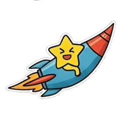 Rocket Star Moon