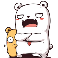 หมีขาวเค้างานเยอะ