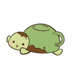 Nokonoko-chan the Turtle Sticker