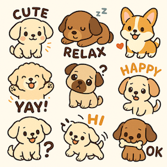 Puppy Pals: かわいいワンコたち