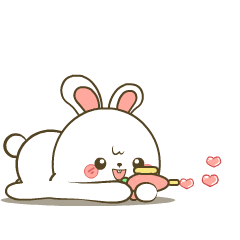 Sweet Rabbit : Animated – LINE stickers | LINE STORE