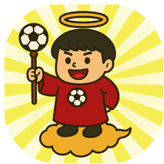 Red supporter man daily usable stamps