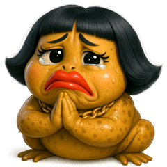 Luzy the Diva Toad (No Text)