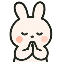 Adorable bunny Chat – LINE stickers | LINE STORE