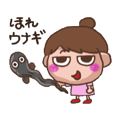 おだんご頭女子