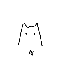 貓咪字母簡筆畫