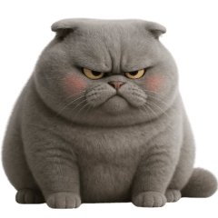 แมวเทาอ้วง ตัวตึง (No text)