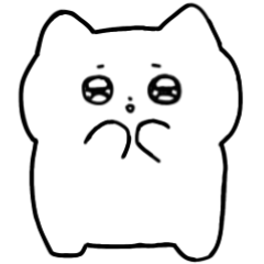 素直につたえるねこ　文字なし