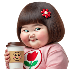 Chubby Girl Funny face142(MINI)EN