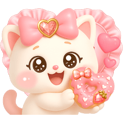 Fluffy cat milky! super sweet.