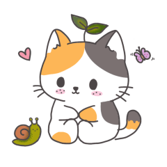 Cute Calico Cat Capuri for Daily Chat