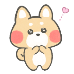 Cozy. Relaxed fluffy Shiba Inu pups.