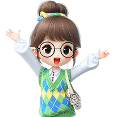 Pungboong Cute Girl (Mini -Th)