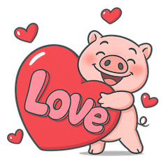 Lovely Piggy Stickers
