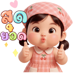 ข้าวปุ้น เด็กหญิงอารมณ์ดี