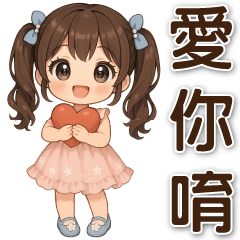 可愛女孩❤️日常實用貼圖❤️