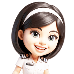 น้องแตงไทย มาในรูปแบบ 3D Big Stickers