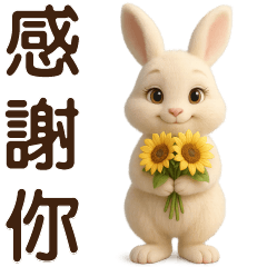 可愛白兔❤️日常實用貼❤️