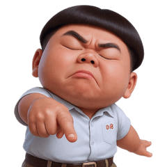 調皮西瓜皮髮型男孩 (NT)