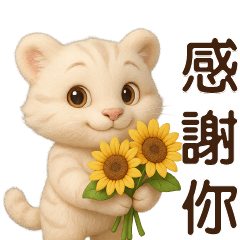 可愛白虎❤️日常實用貼圖