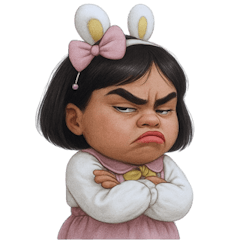 超嚴肅臉女孩 1 (NT)