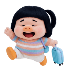 穿著可愛服裝的厭世豬 (NT)