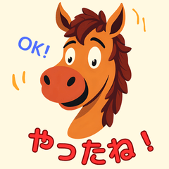 可愛馬兒貼圖：24 種表情