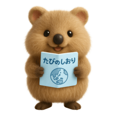 Quokka loves to travel