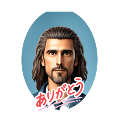 Handsome Foreigner Sticker