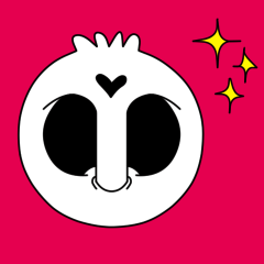 Moving. 071R Blinking skeletons Sticker